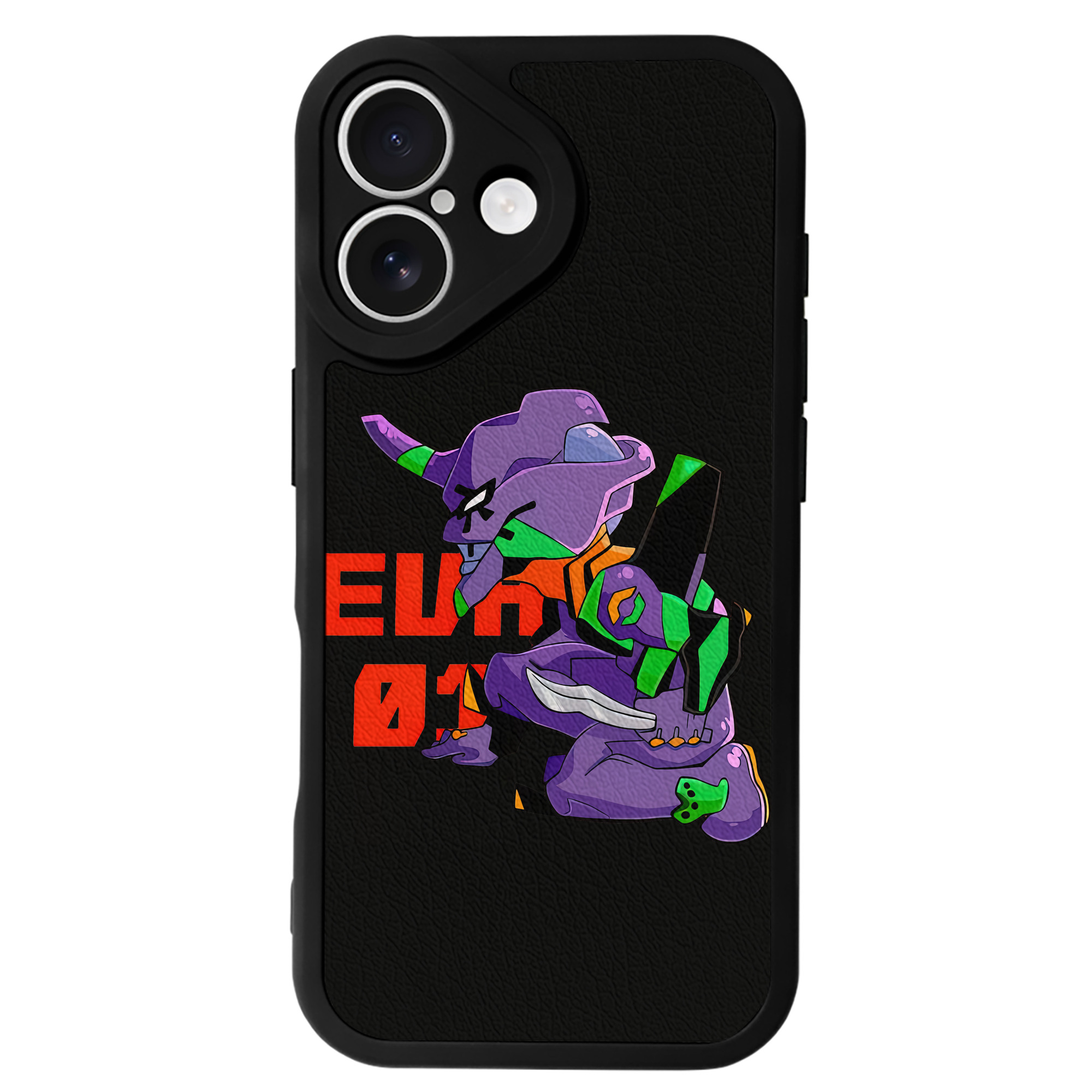 （画像用） EVA 新世紀エヴァンゲリオン 【iPhone 16シリーズ対応】シリコンスマホケース（レザー調） 材質：シリコン